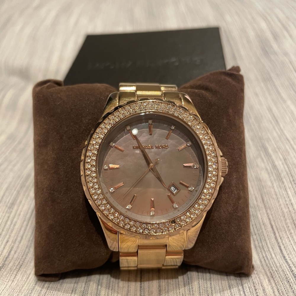 MICHAEL KORS | rose gold watch